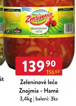 Qanto Znojmia - Hamé Zeleninové lečo nabídka