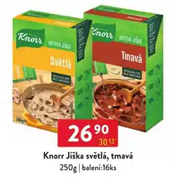 Qanto Knorr Jíška světlá, tmavá nabídka