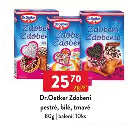 Qanto Dr.Oetker Zdobení pestré, bílé, tmavé nabídka