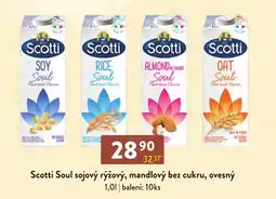 Qanto Scotti Soul sojový rýžový, mandlový bez cukru, ovesný nabídka