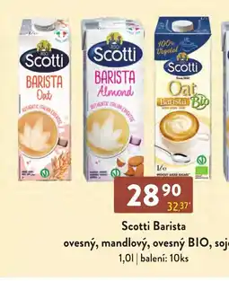 Qanto Scotti Barista ovesný, mandlový, ovesný BIO, sojový nabídka