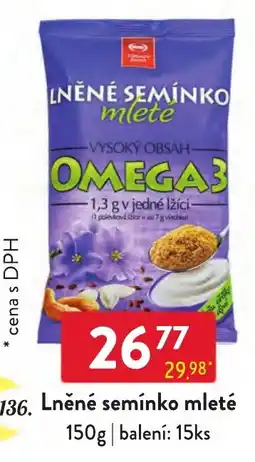 Qanto Lnené semínko mleté nabídka