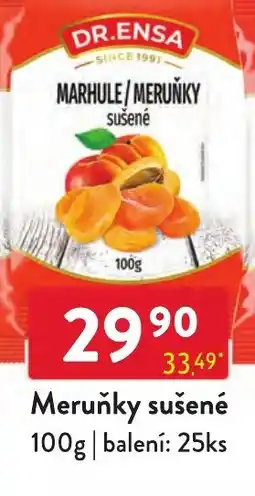 Qanto Dr. Ensa meruňky sušené nabídka