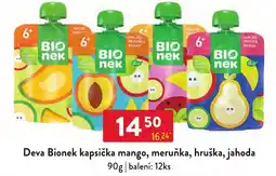 Qanto Deva Bionek kapsička mango, meruňka, hruška, jahoda nabídka