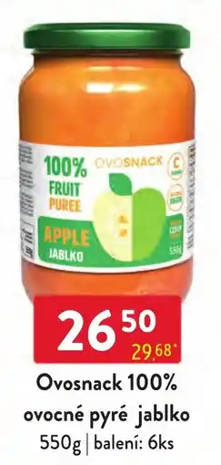 Qanto Ovosnack 100% ovocně pyré jablko nabídka