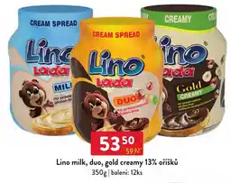 Qanto Lino milk, duo, gold creamy 13% oříšků nabídka