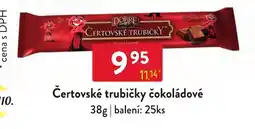 Qanto Dobre čertovské trubičky čokoládové nabídka