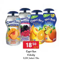 Qanto Capri-Sun 4 druhy nabídka