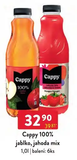 Qanto Cappy 100% jablko, jahoda mix nabídka