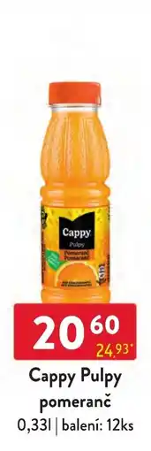 Qanto Cappy Pulpy pomeranč nabídka