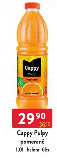 Qanto Cappy Pulpy pomeranč nabídka