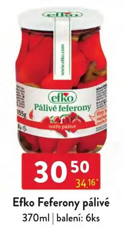 Qanto Efko Feferony pálivé nabídka
