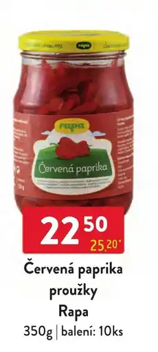 Qanto Rapa červená paprika proužky nabídka