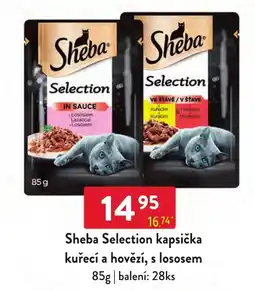Qanto Sheba Selection kapsička kuřecí a hovězí, s lososem nabídka