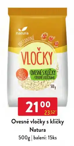 Qanto Natura ovesné vločky s klíčky nabídka