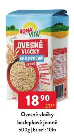 Qanto Bona vita ovesné vločky bezlepkové jemné nabídka