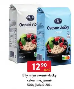 Qanto Bílý mlýn ovesné vločky nabídka