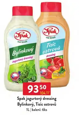 Qanto Spak jogurtový dressing nabídka