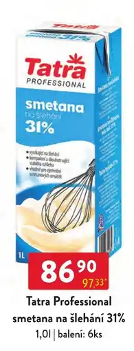 Qanto Tatra Professional smetana na šlehání 31% nabídka