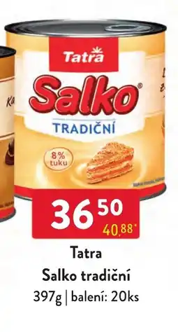 Qanto Tatra Salko tradiční nabídka