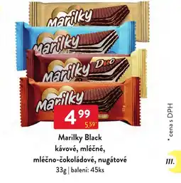 Qanto Marilky Black kávové, mléčné, mléčno-čokoládové, nugátové nabídka