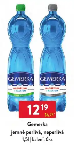 Qanto Gemerka jemně perlivá, neperlivá nabídka