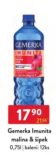 Qanto Gemerka Imunita malina & šípek nabídka
