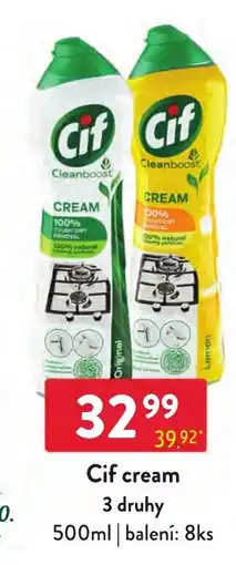 Qanto Cif cream nabídka