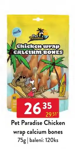 Qanto Pet Paradise chicken wrap calcium bones nabídka