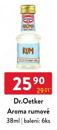 Qanto Dr.Oetker Aroma rumové nabídka