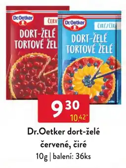 Qanto Dr.Oetker dort-želé červené, čiré nabídka