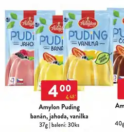 Qanto Amylon Puding banán, jahoda, vanilka nabídka