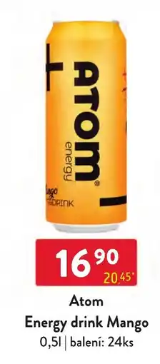 Qanto Atom Energy drink Mango nabídka