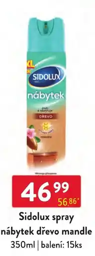 Qanto Sidolux spray nábytek dřevo mandle nabídka