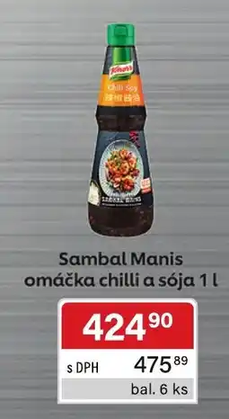 Qanto Knorr sambal manis omáčka chilli a sója nabídka