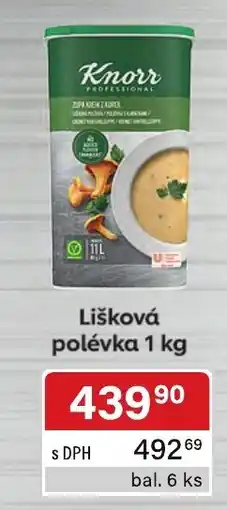 Qanto Knorr Lišková polévka nabídka