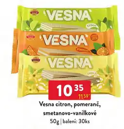 Qanto Vesna citron, pomeranč, smetanovo-vanilkové nabídka