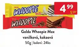Qanto Golda whoopie max vanilková, kakaová nabídka