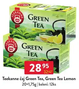 Qanto Teekanne čaj Green Tea, Green Tea Lemon nabídka