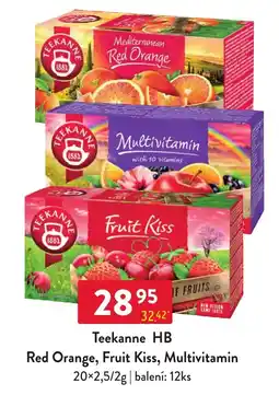 Qanto Teekanne HB Red Orange, Fruit Kiss, Multivitamin nabídka