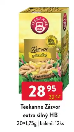 Qanto Teekanne Zázvor extra silný nabídka