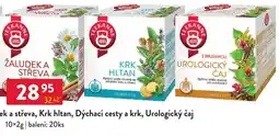 Qanto Teekanne žaludek a střeva, Krk hltan, Dýchací cesty a krk, Urologický čaj nabídka