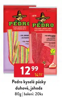 Qanto Pedro kyselé pásky duhové, jahoda nabídka