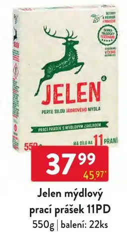Qanto Jelen mýdlový prací prášek 11PD nabídka