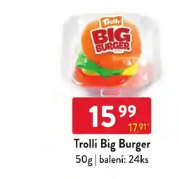 Qanto Trolli Big Burger nabídka