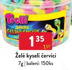 Qanto Trolli želé kyselí červici nabídka
