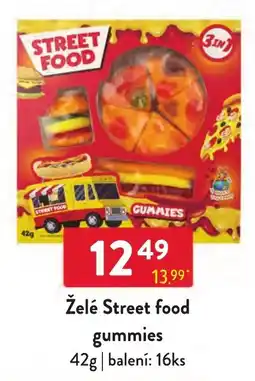 Qanto Želé street food gummies nabídka