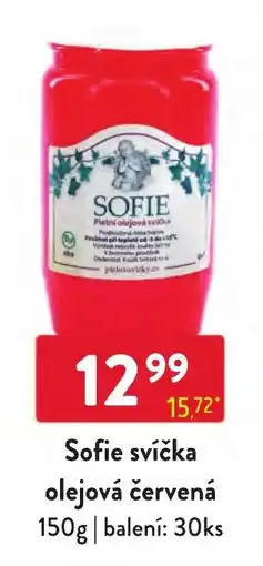 Qanto Sofie svíčka olejová červená nabídka