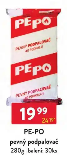 Qanto Pe-po pevný podpalovač nabídka