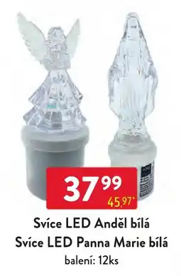 Qanto Svíce LED Anděl bílá Svíce LED Panna Marie bílá nabídka